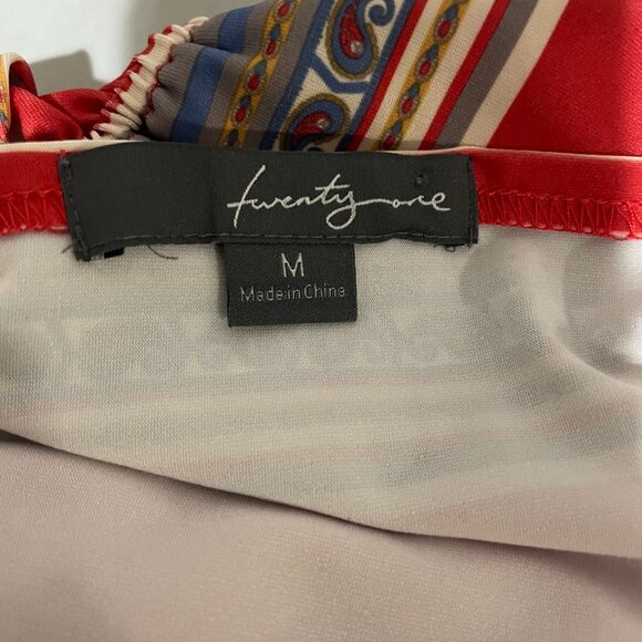 Twenty One V Neck Sundress Pretty Paisley Print Size Medium - Picture 11 of 13